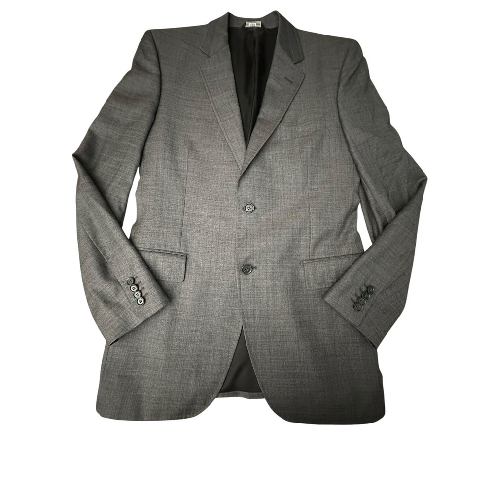 Dolce & Gabbana‎ Mens Gray Striped Suit Jacket Button Blazer 50R US 40 #HGR